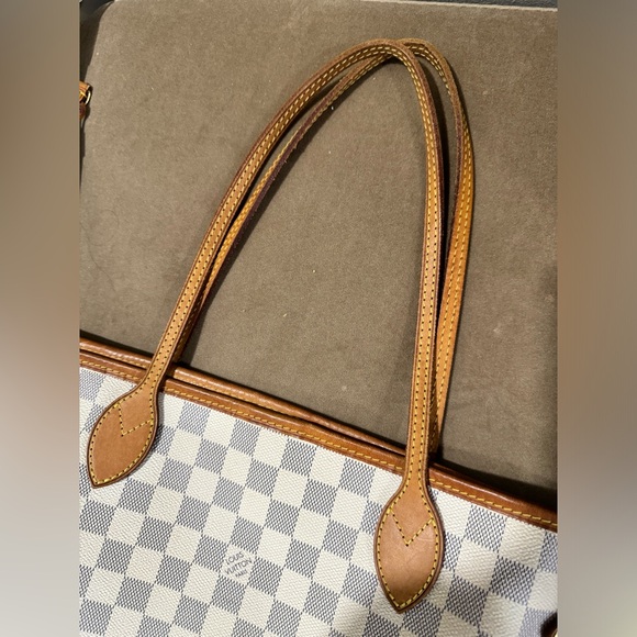 💯 Authentic Neverfull MM Damier Azur - Picture 5 of 9